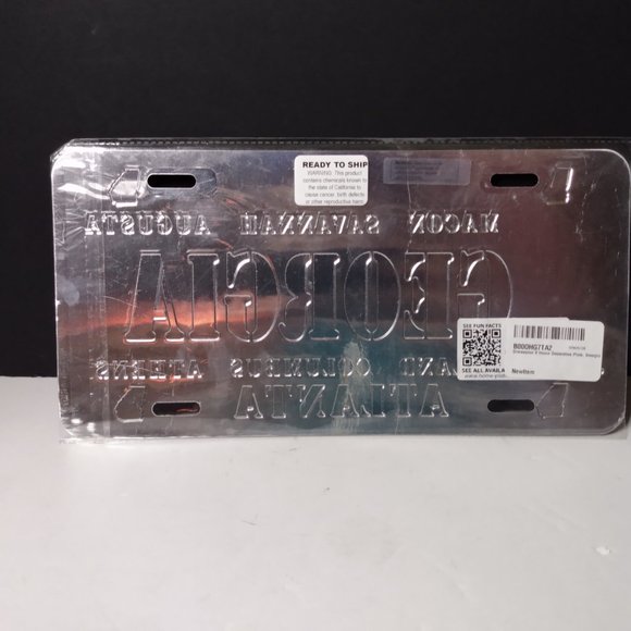 Dimension 9 Home Decorative Plate/Metal Tin Sign Georgia - Picture 2 of 4